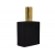 Butelka szklana flokowana perfumeryjna czarna z gwintem wysoka 100 ml z atomizerem i nasadką 8260-AT